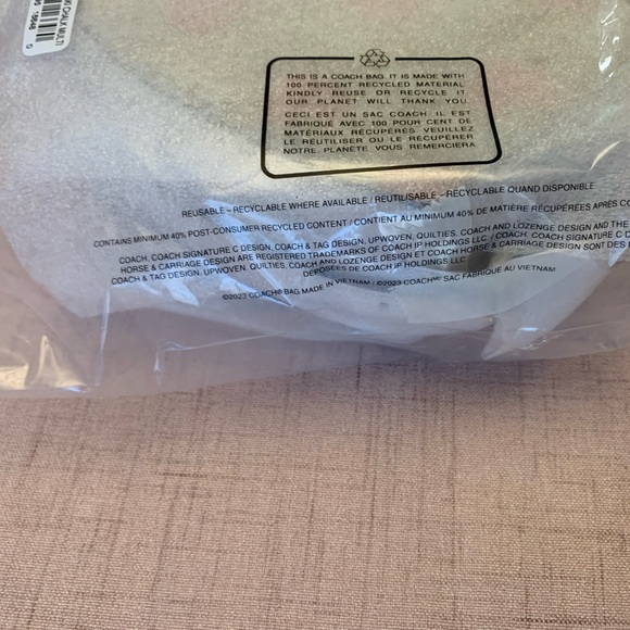 đź’•Coach Heart Crossbody CP021 Signature Canvas Pink Heart Print Valentines Day - Picture 8 of 13